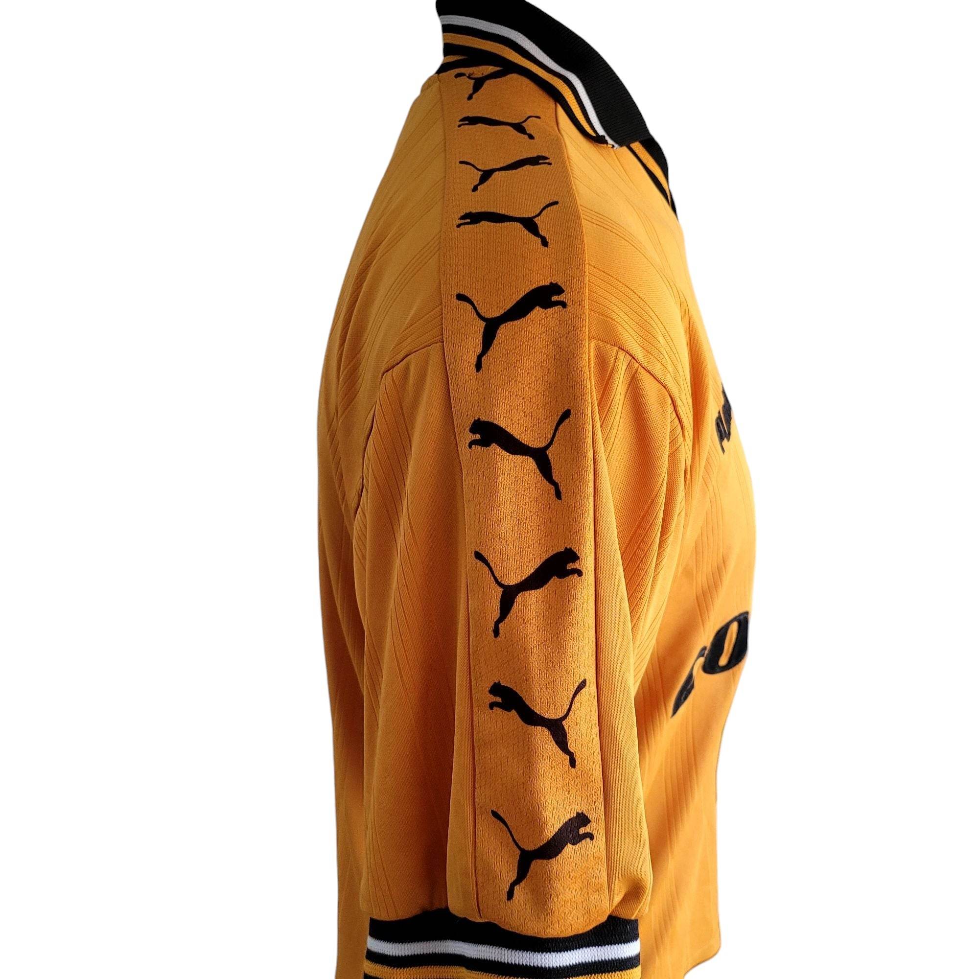 Wolverhampton Wanderers FC Puma 1998-2000 Home Shirt - Size M - USASTARFASHION