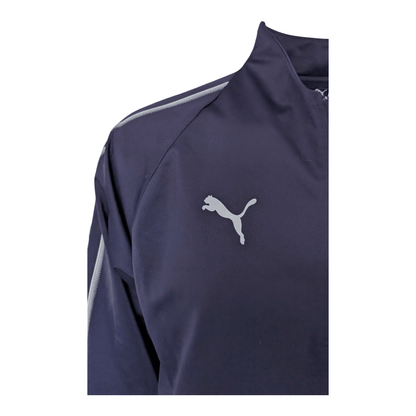 Puma West Bromwich Albion 1/4 Zip Training Top 3XL Navy Football Jacket - USASTARFASHION