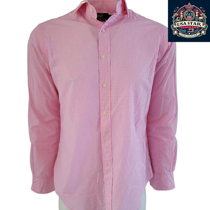 Ralph Lauren Custom Fit Shirt 15 1/2 Neck Size 39 Large - Elegant Design, Comfortable Wear - USASTARFASHION
