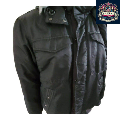 Ralph Lauren Military Surplus Jacket L, 80% Duck Down, Detachable Hood, Stylish & Functional - USASTARFASHION