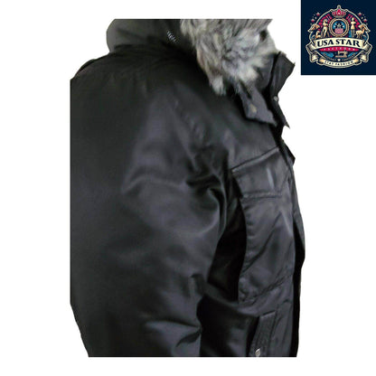 Ralph Lauren Military Surplus Jacket L, 80% Duck Down, Detachable Hood, Stylish & Functional - USASTARFASHION