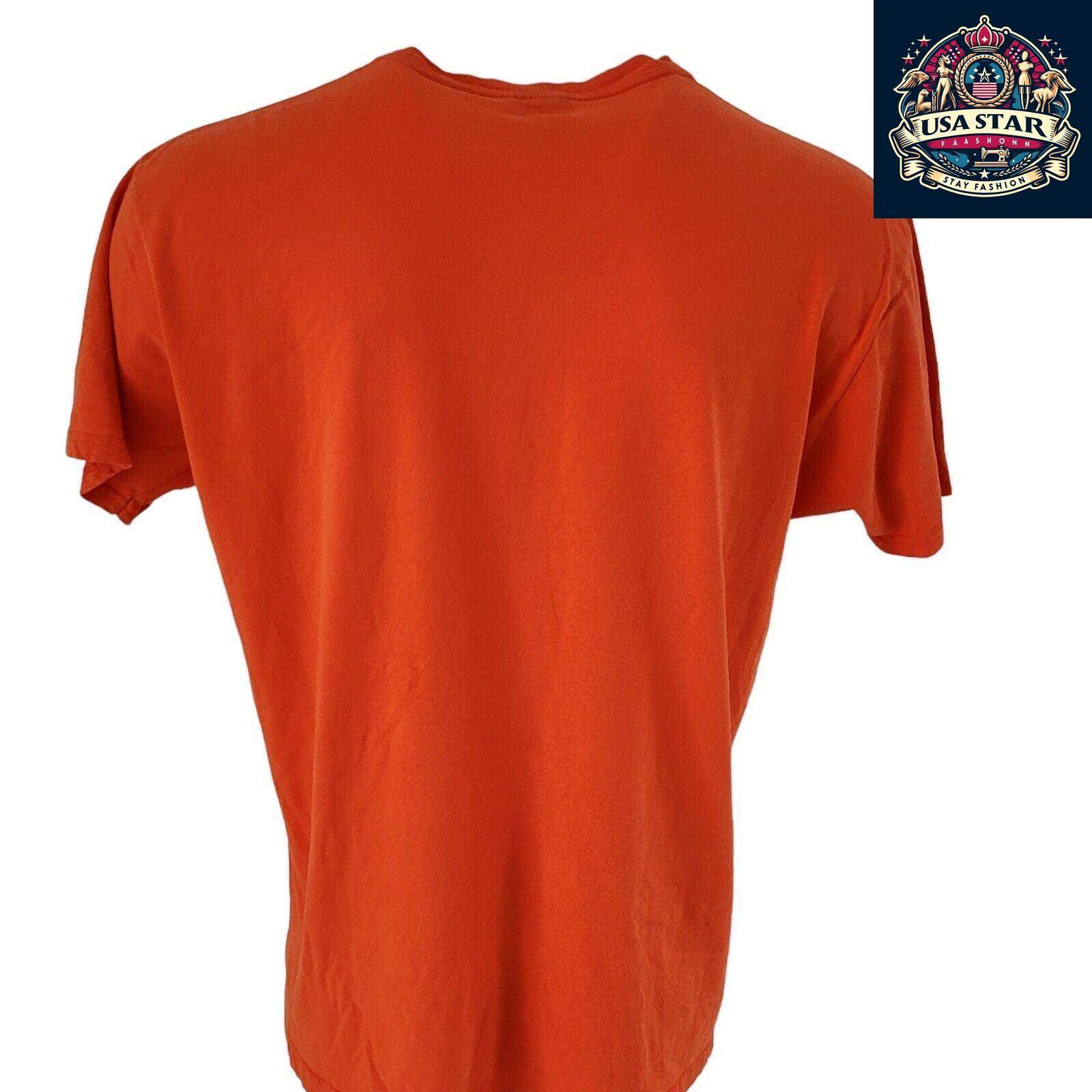 Ralph Lauren Polo T-Shirt, Classic Fit 100% Cotton, Vibrant Orange, Size M, Iconic USA Style - USASTARFASHION