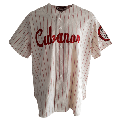 Rare Ebbets Field Flannels Cuban Sugar Kings wool flannel Jersey - Size 2XL - USASTARFASHION