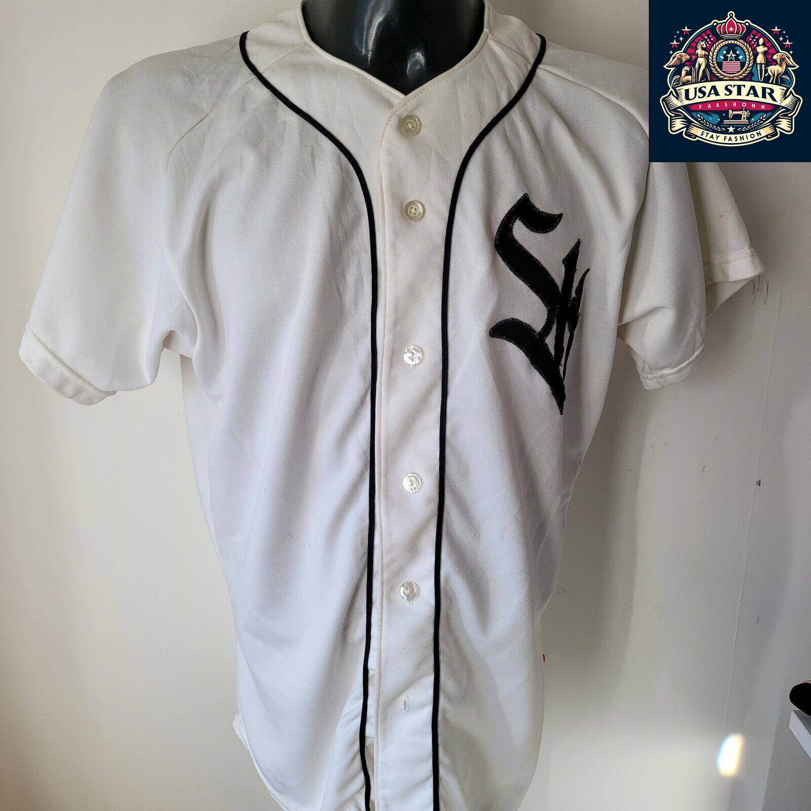 Rawlings Vintage Baseball Shirt 44 Classic Trucker Style Canada, Size 46, Comfortable Fit - USASTARFASHION
