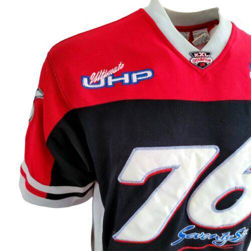 Vintage Moto Racing Jersey - Red and Black Sz S - USASTARFASHION