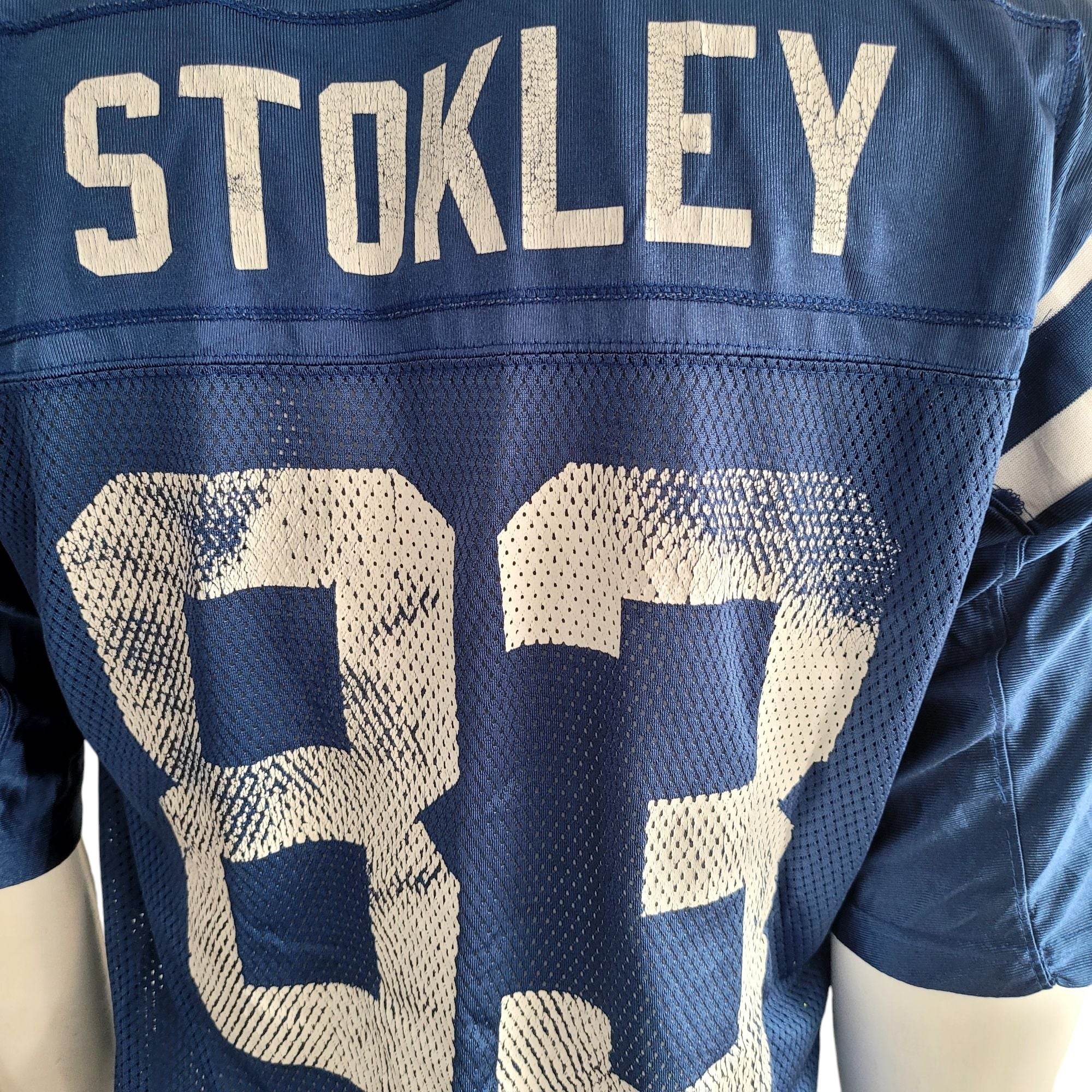 Reebok 2004 Indianapolis Colts Brandon Stokley 83 Jersey – Blue – Size M - USASTARFASHION