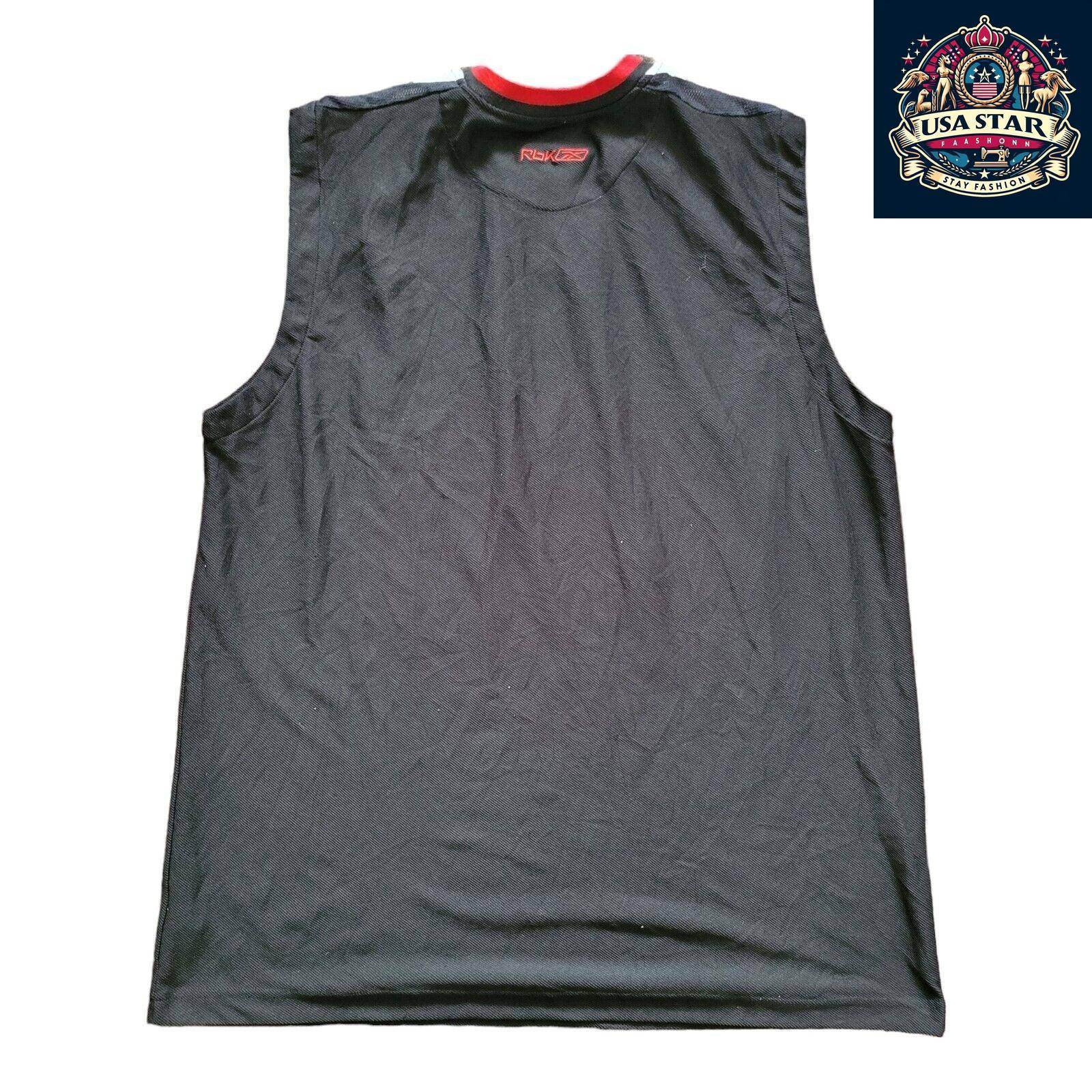 Reebok Above The Rim Lightweight Athletic Vest Shirt Size L - Breathable Fabric, Athletic Fit - USASTARFASHION