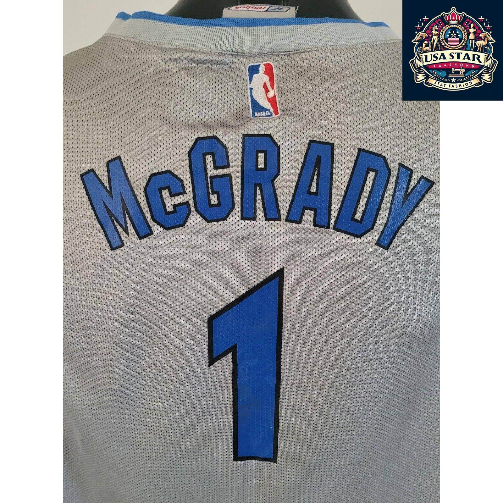 Reebok Authentic Orlando Magic Youth Jersey Tracy McGrady 1 Size L (14 - 16) - Grade A Condition - USASTARFASHION