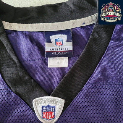 Reebok Baltimore Ravens Jersey Shirt Purple Men’s Size 56 5 Flacco Authentic Design - USASTARFASHION