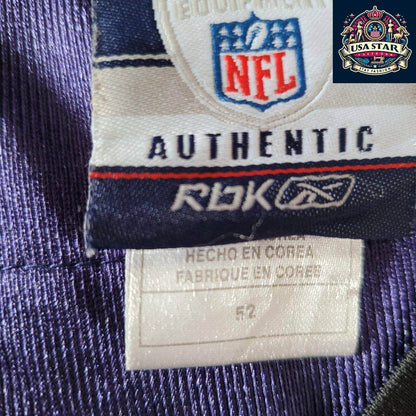 Reebok Baltimore Ravens Jersey Shirt Purple Men’s Size 56 5 Flacco Authentic Design - USASTARFASHION