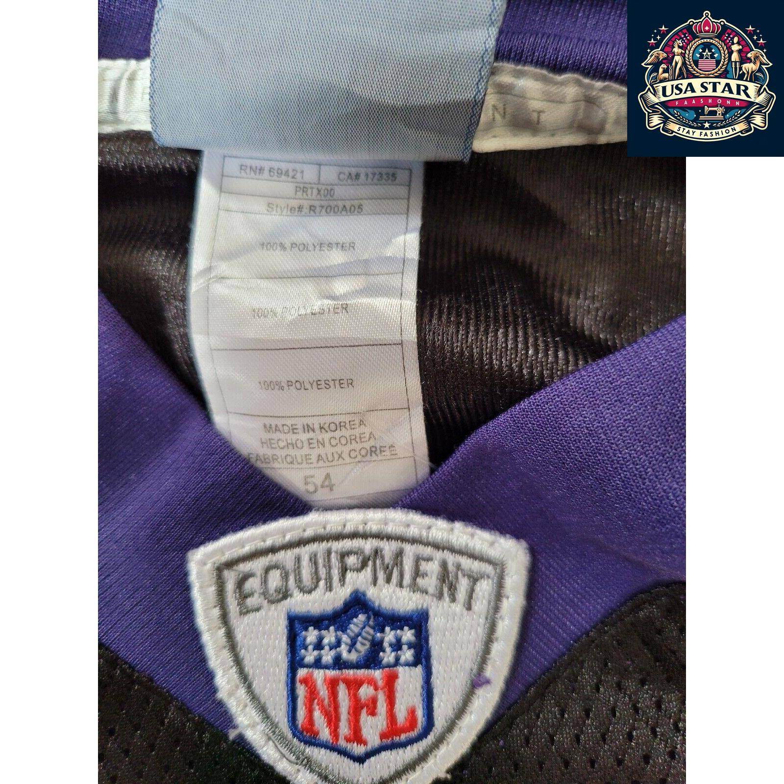 Reebok Baltimore Ravens Sportshirt 27 Black, Size Reebok 54 (XL) - Durable Fabric, Classic Design - USASTARFASHION
