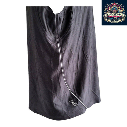 Reebok Basketball Vest T-Shirt Size M, Lightweight Moisture - Wicking Fabric, Sporty Black Design - USASTARFASHION