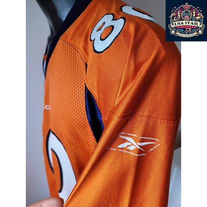 Reebok Broncos Jersey 80 Smith NFL Sz XL - Comfortable, Moisture - Wicking Fabric, Unisex Fit - USASTARFASHION