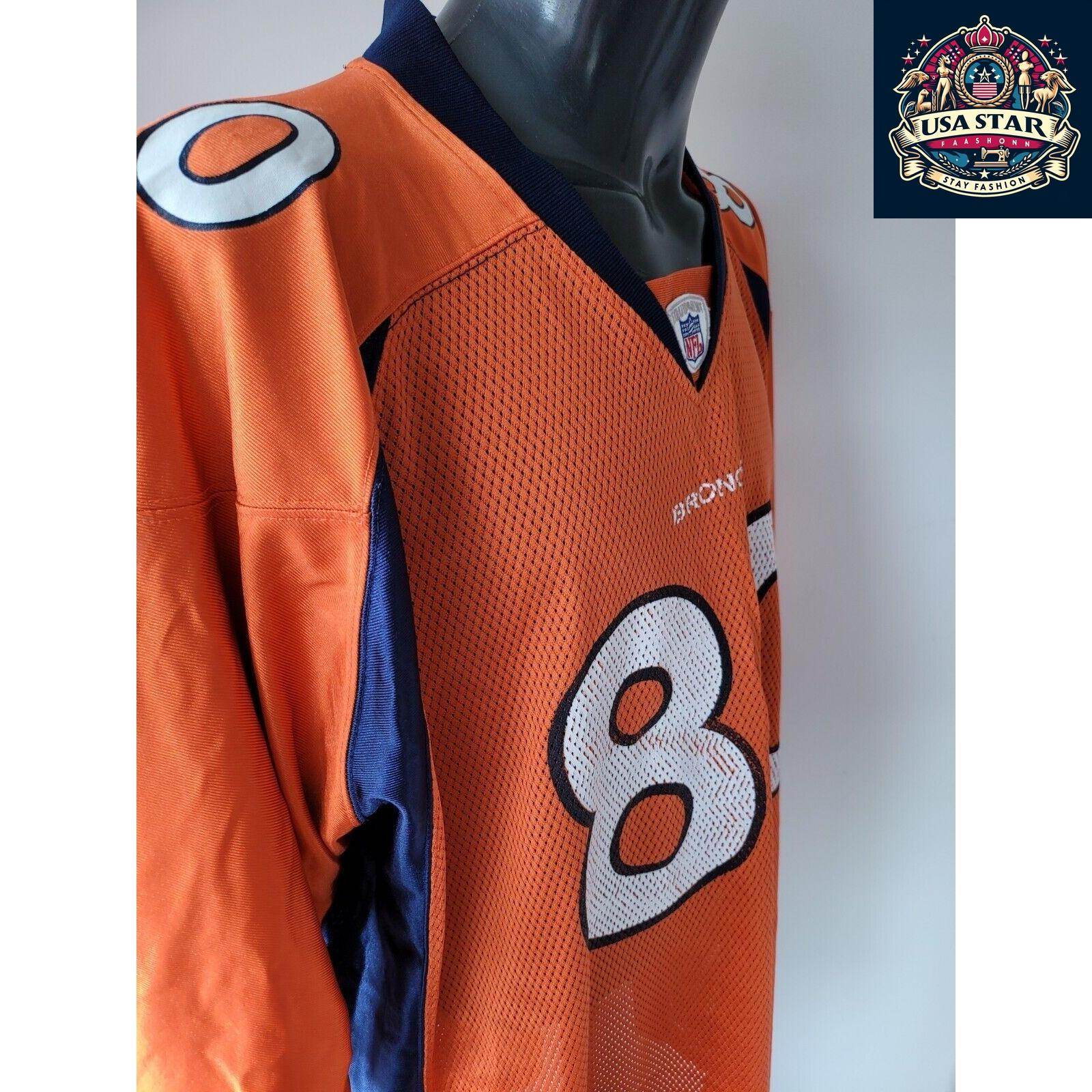 Reebok Broncos Jersey 80 Smith NFL Sz XL - Comfortable, Moisture - Wicking Fabric, Unisex Fit - USASTARFASHION