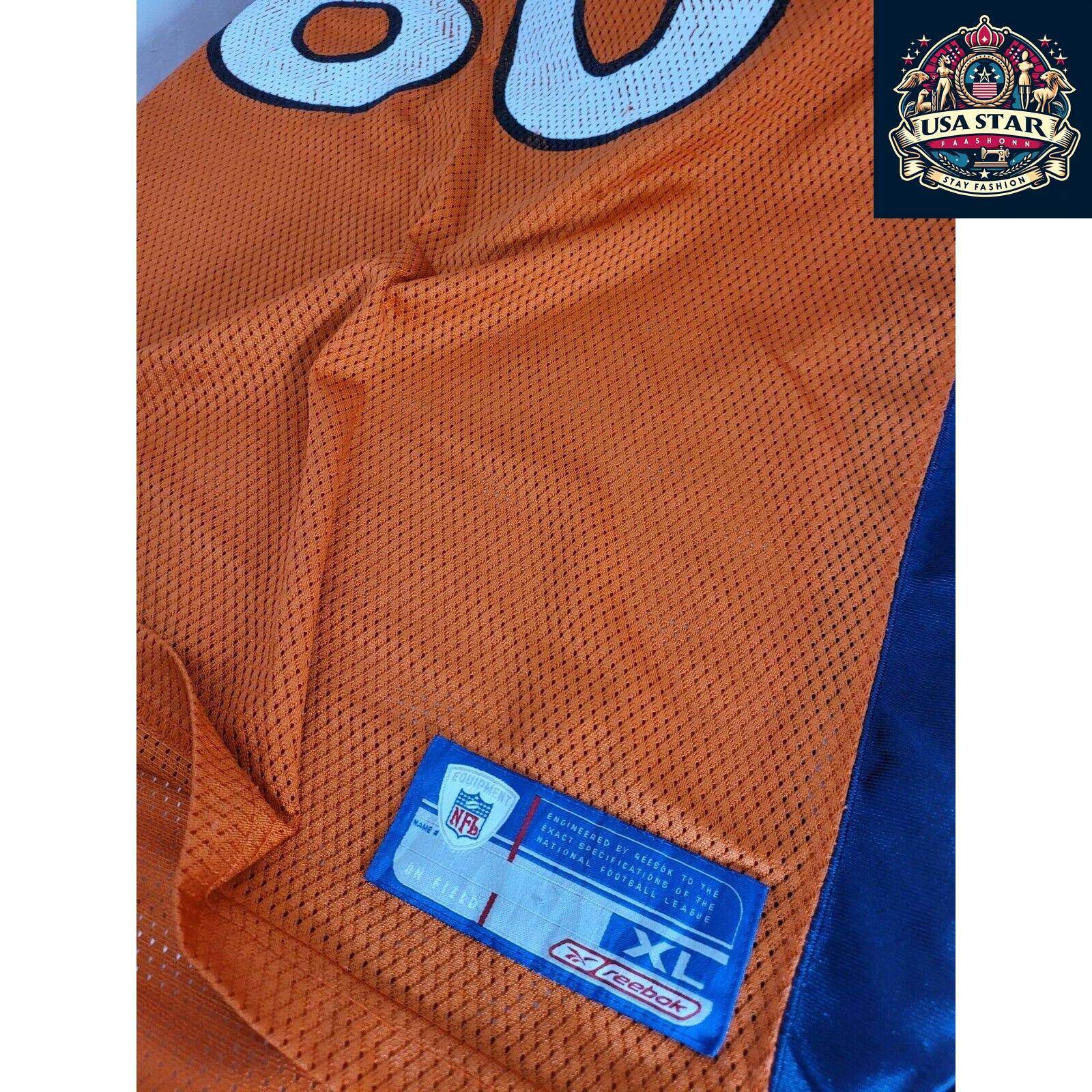 Reebok Broncos Jersey 80 Smith NFL Sz XL - Comfortable, Moisture - Wicking Fabric, Unisex Fit - USASTARFASHION