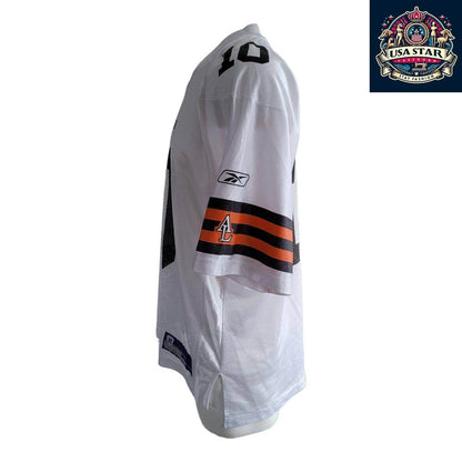 Reebok Cleveland Browns Jersey 10 Quinn - Large, Breathable Fabric, Durable Fan Apparel - USASTARFASHION