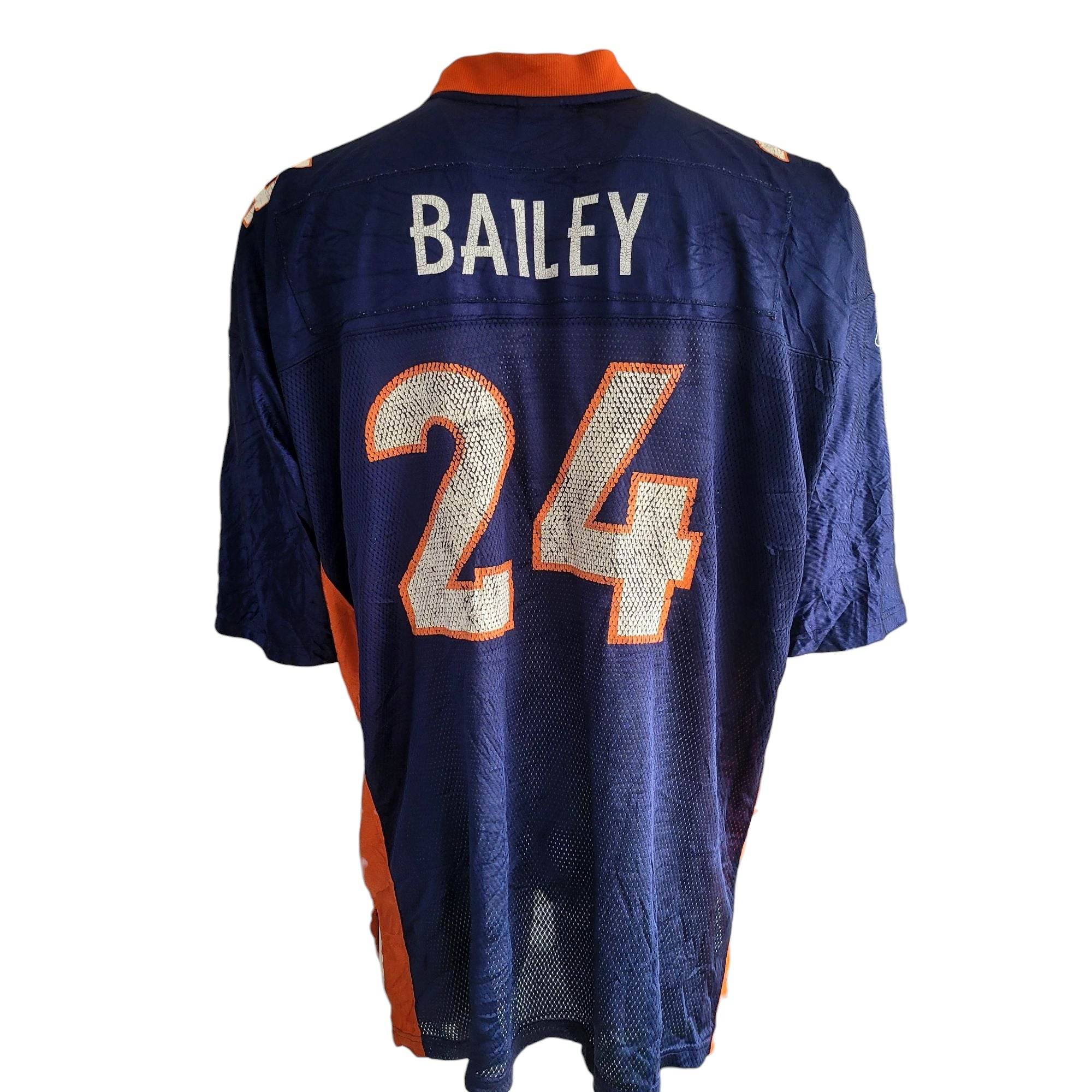 Reebok NFL Equipment Champ Bailey Denver Broncos Jersey – Size 2XL - USASTARFASHION