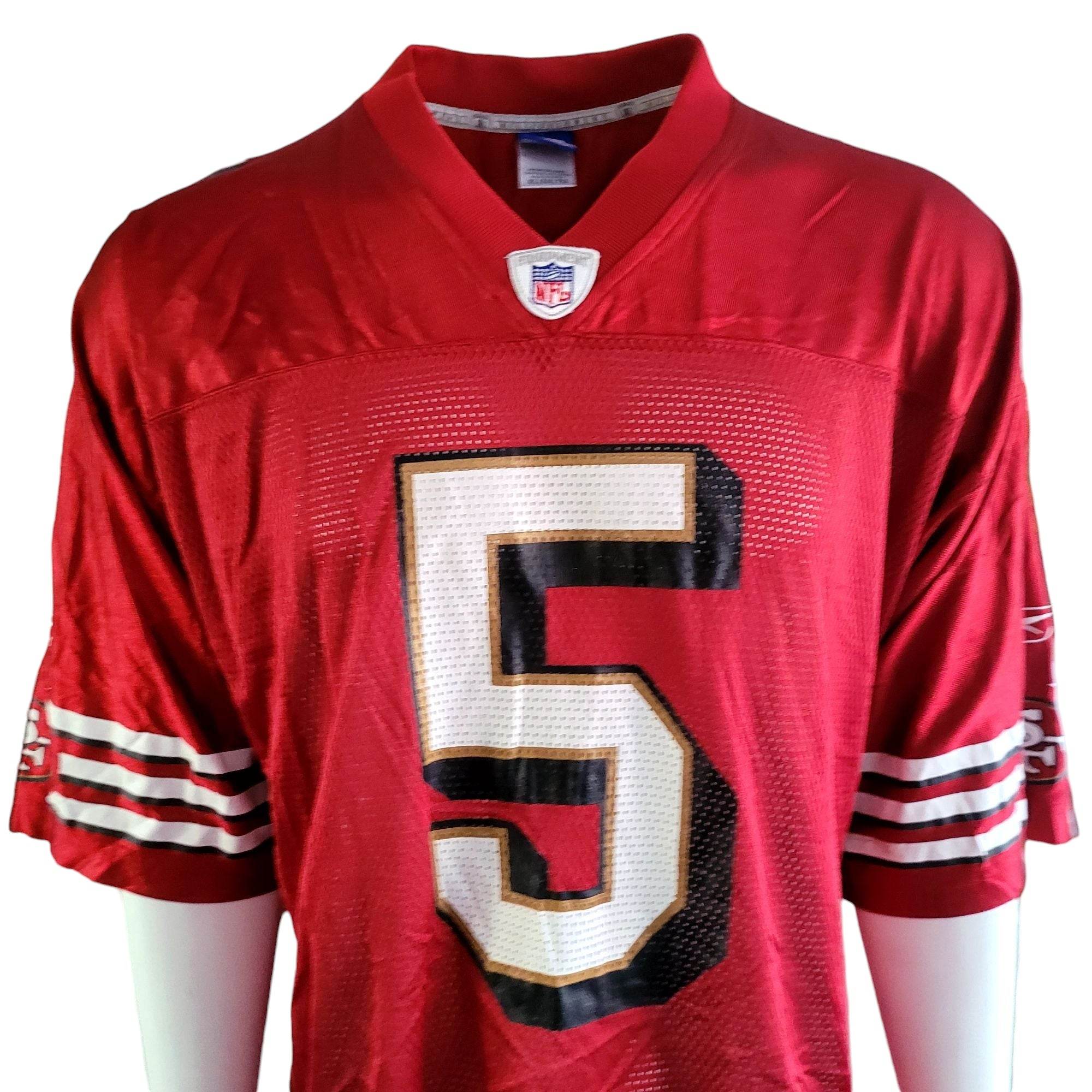 Reebok San Francisco 49ers Jeff Garcia 5 Jersey - Size XL - USASTARFASHION