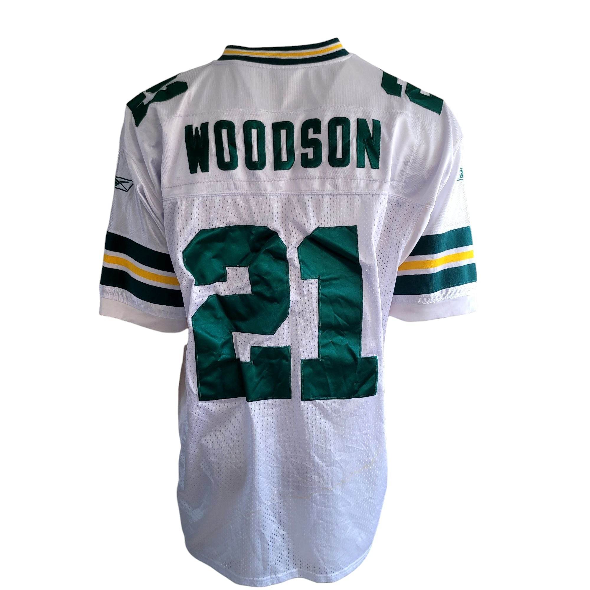 Vintage Green Bay Packers Charles Woodson 21 Jersey - Reebok NFL Siz 52 - USASTARFASHION