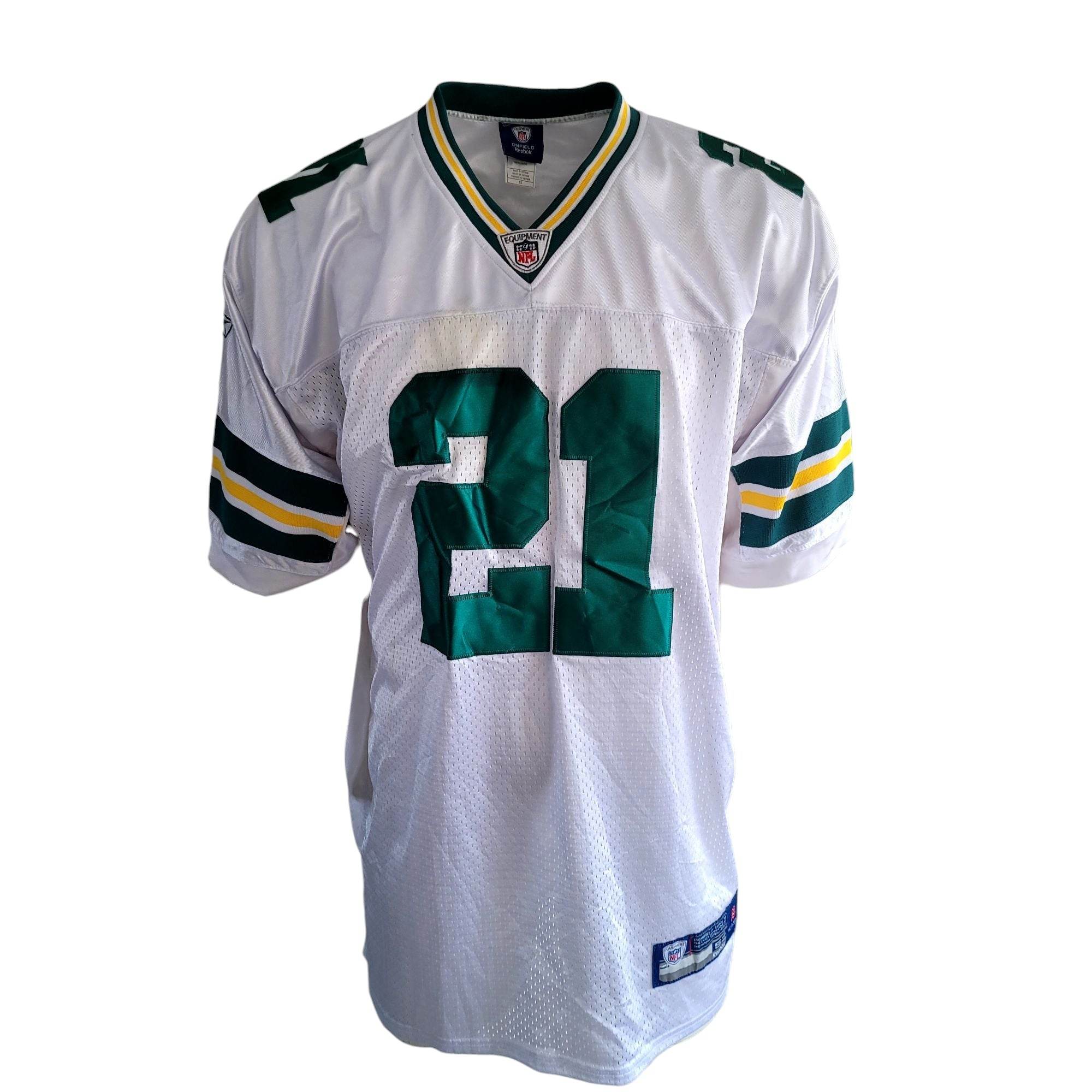 Vintage Green Bay Packers Charles Woodson 21 Jersey - Reebok NFL Siz 52 - USASTARFASHION