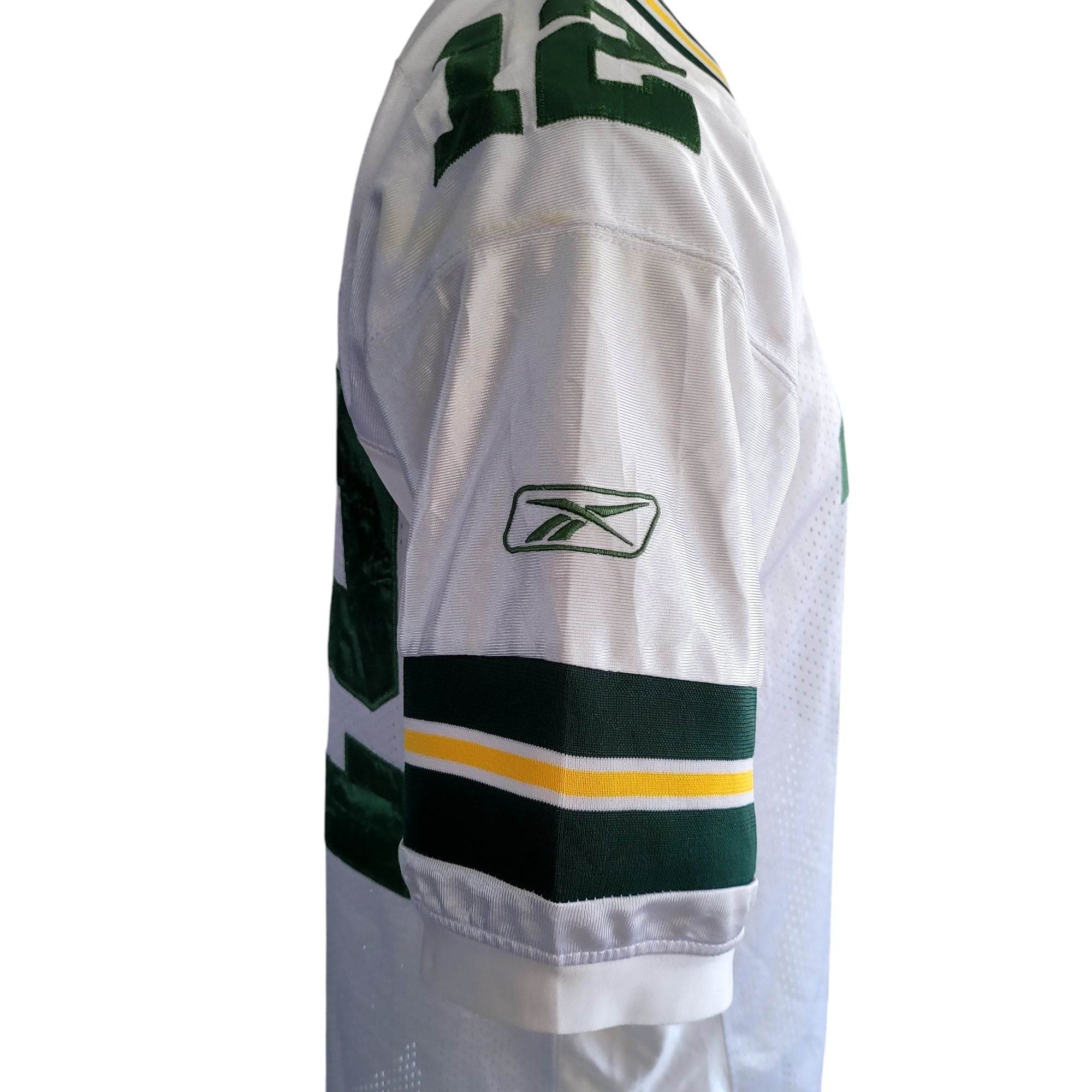Reebok Green Bay Packers Aaron Rodgers 12 White Away Jersey (Men's Size 52) - USASTARFASHION