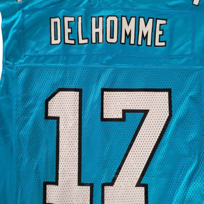 Reebok Jake Delhomme Carolina Panthers Jersey - Blue Size M Medium (10 - 12) - USASTARFASHION