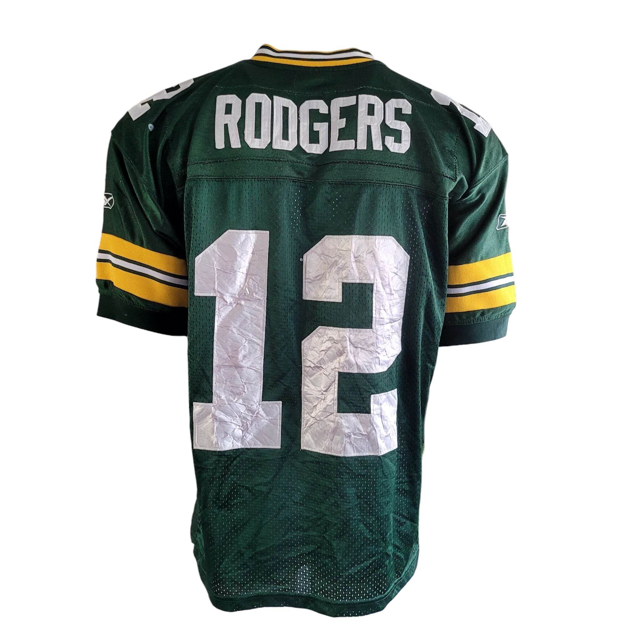 Reebok Green Bay Packers Aaron Rodgers 12 Jersey – Size 48 - USASTARFASHION