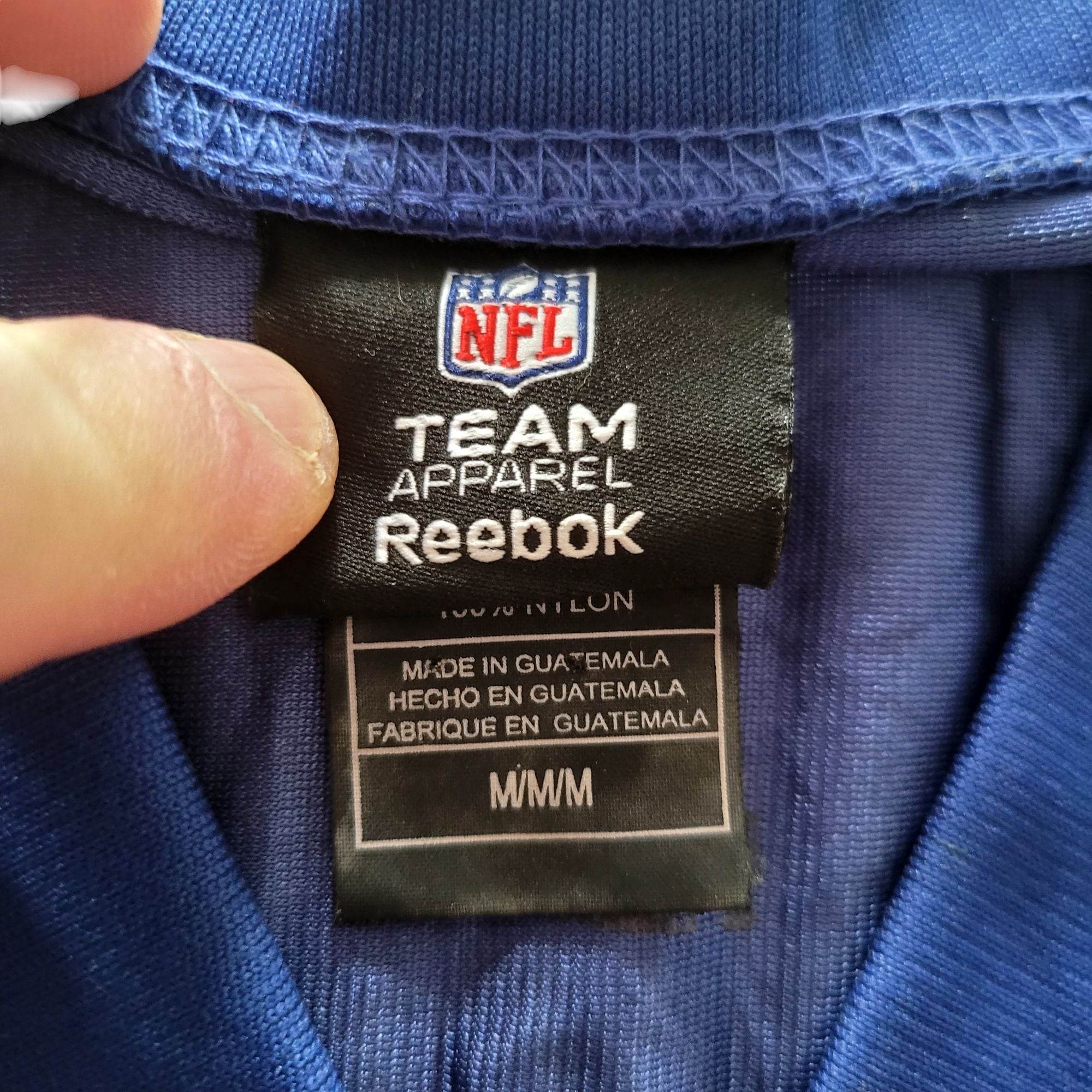 Reebok NY NFL Team Apparel Eli Manning 10 Jersey - Size Medium - USASTARFASHION