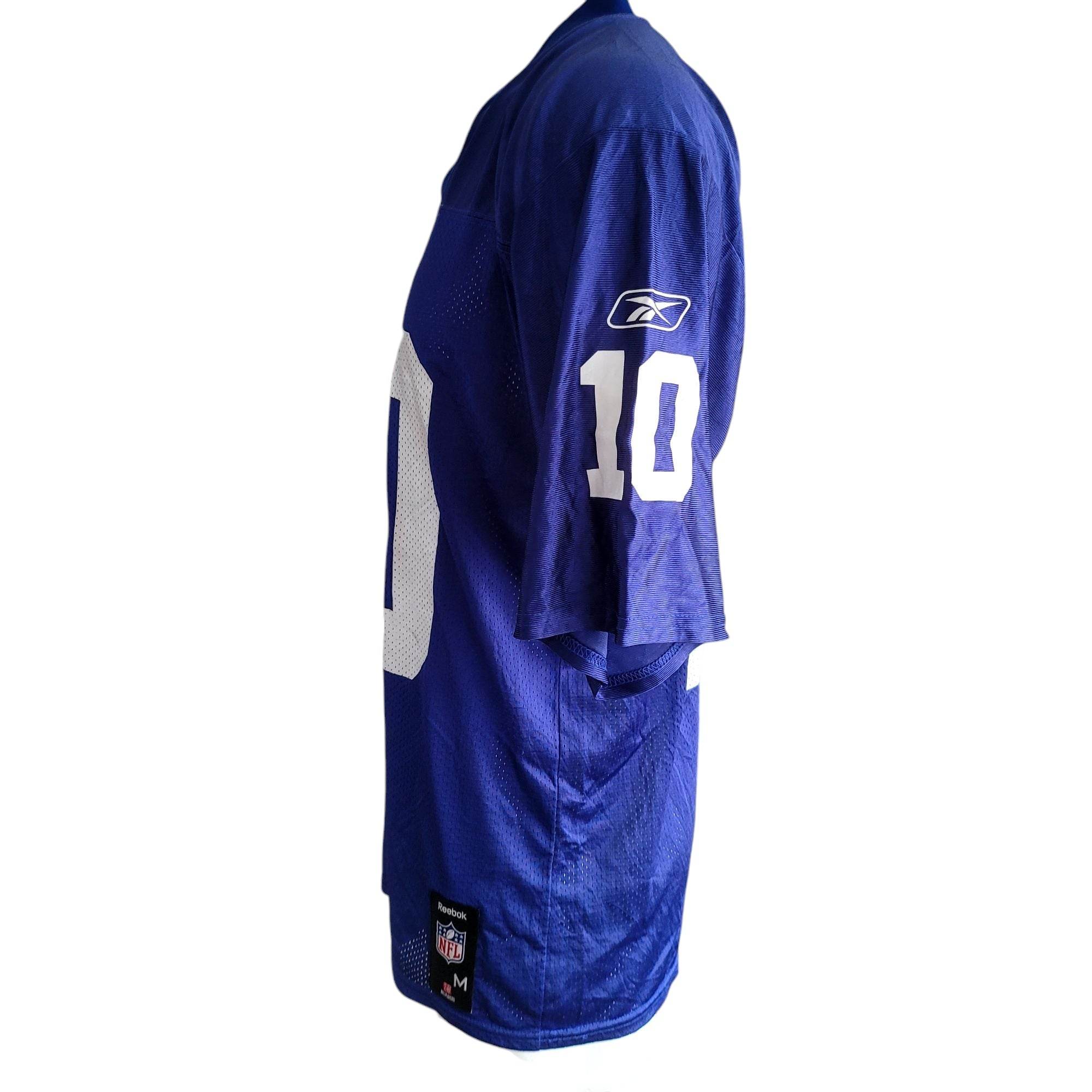 Reebok NY NFL Team Apparel Eli Manning 10 Jersey - Size Medium - USASTARFASHION
