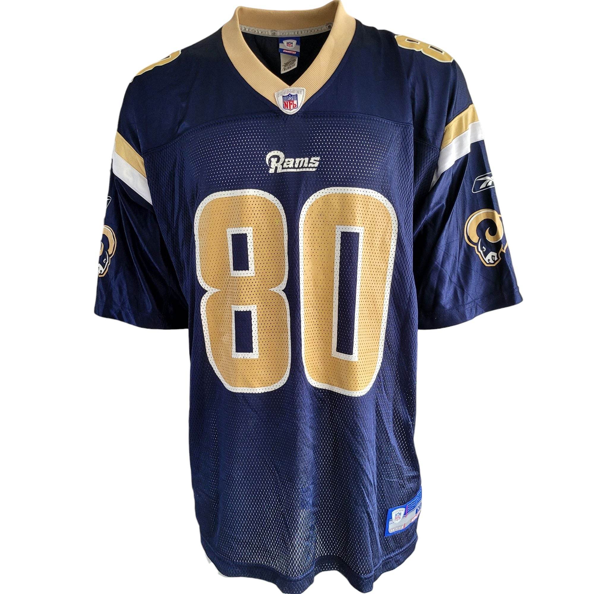 Reebok St. Louis Rams 80 Isaac Bruce Jersey – NFL Vintage XL - USASTARFASHION