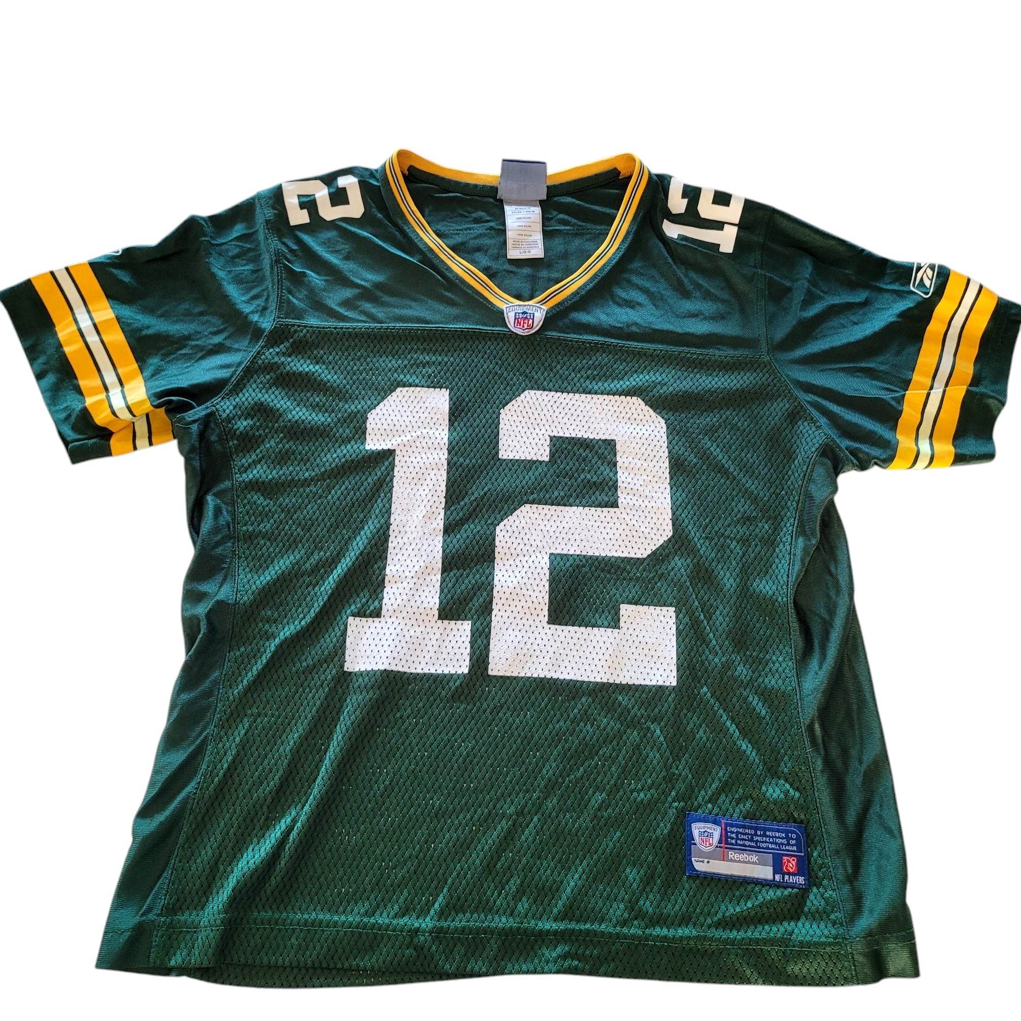 Reebok Women's Aaron Rodgers Green Bay Packers Jersey – Size Large - USASTARFASHION