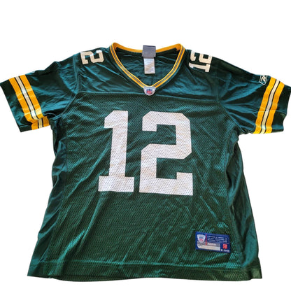 Reebok Women's Aaron Rodgers Green Bay Packers Jersey – Size Large - USASTARFASHION