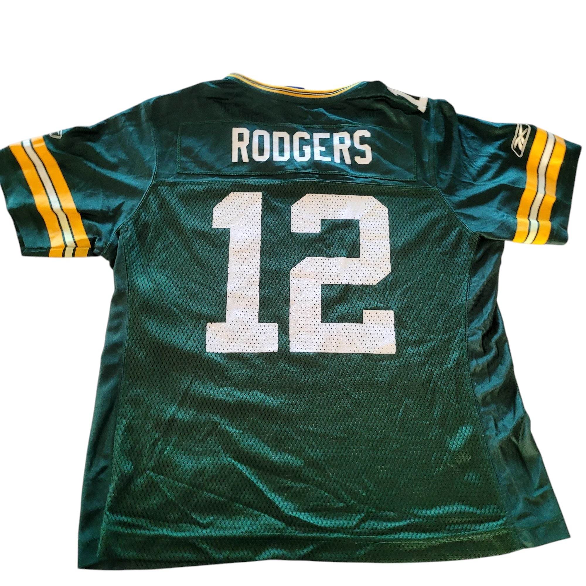 Reebok Women's Aaron Rodgers Green Bay Packers Jersey – Size Large - USASTARFASHION