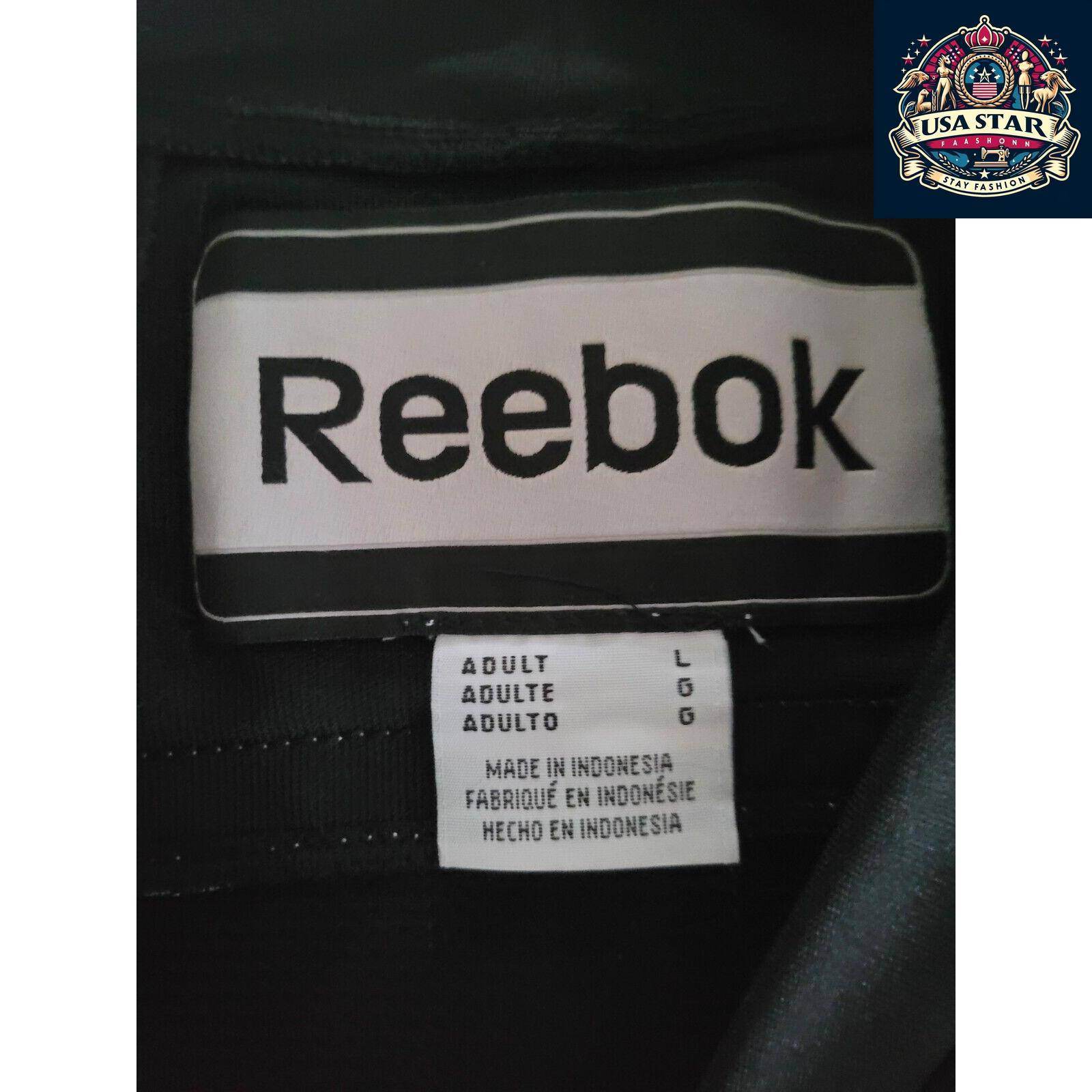 Reebok Large Hockey Jersey for Men, Moisture - Wicking Fabric, Durable Design & Comfortable Fit - USASTARFASHION