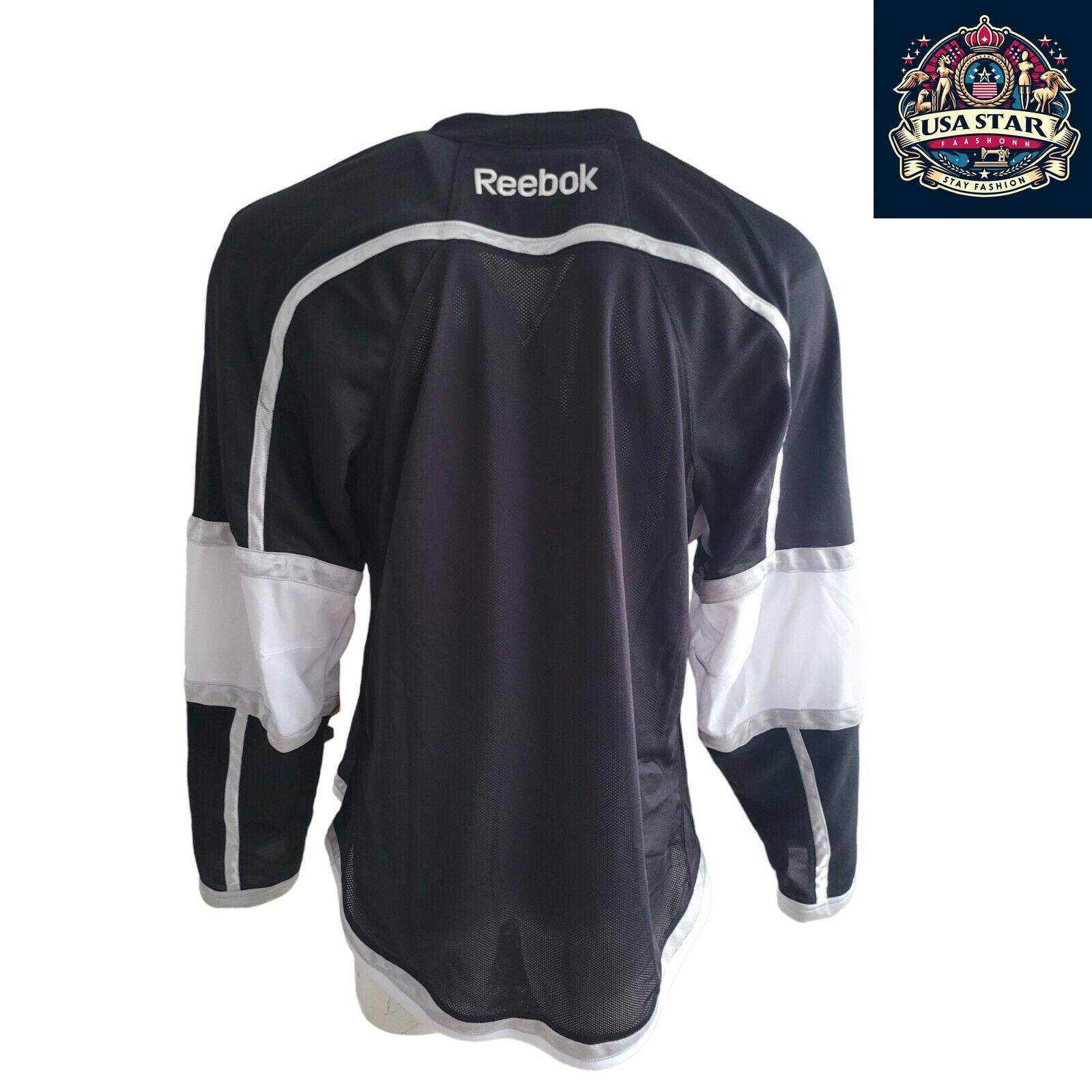 Reebok Large Hockey Jersey for Men, Moisture - Wicking Fabric, Durable Design & Comfortable Fit - USASTARFASHION