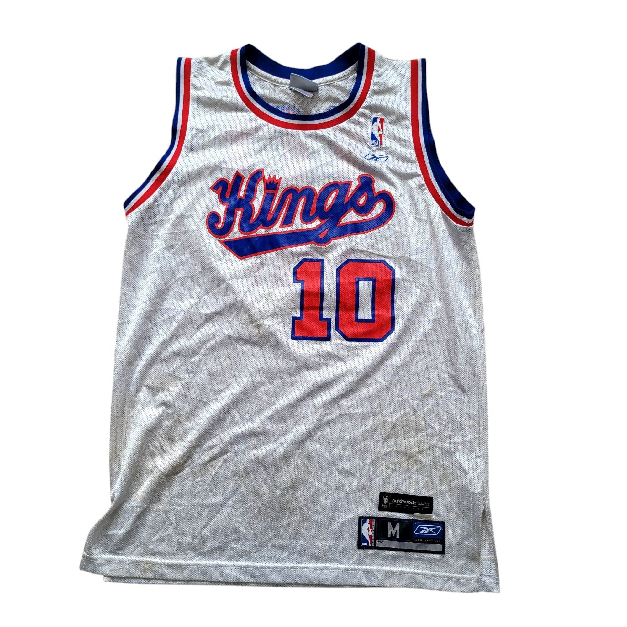 Reebok NBA Hardwood Classics Mike Bibby 10 Sacramento Kings Jersey – Size M - USASTARFASHION