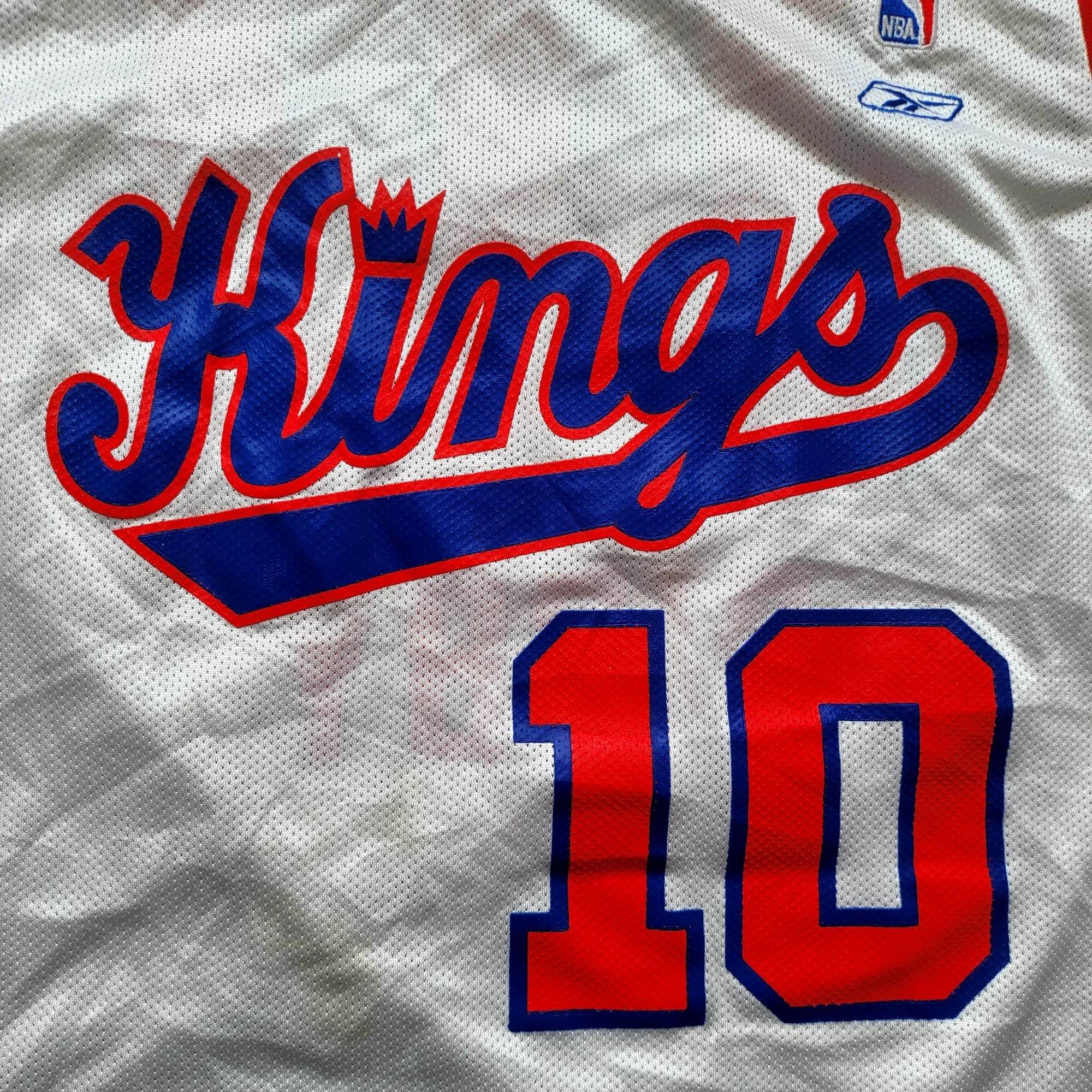 Reebok NBA Hardwood Classics Mike Bibby 10 Sacramento Kings Jersey – Size M - USASTARFASHION