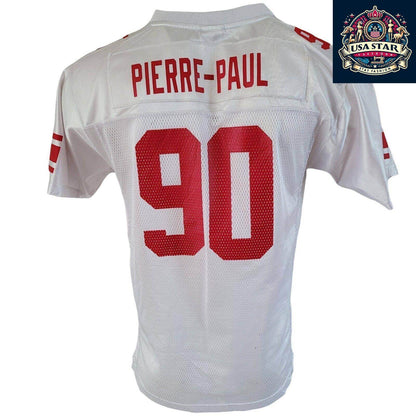 Reebok New York Giants Jersey Jason Pierre - Paul 90 Youth NFL Comfort Fit Authentic Design - USASTARFASHION