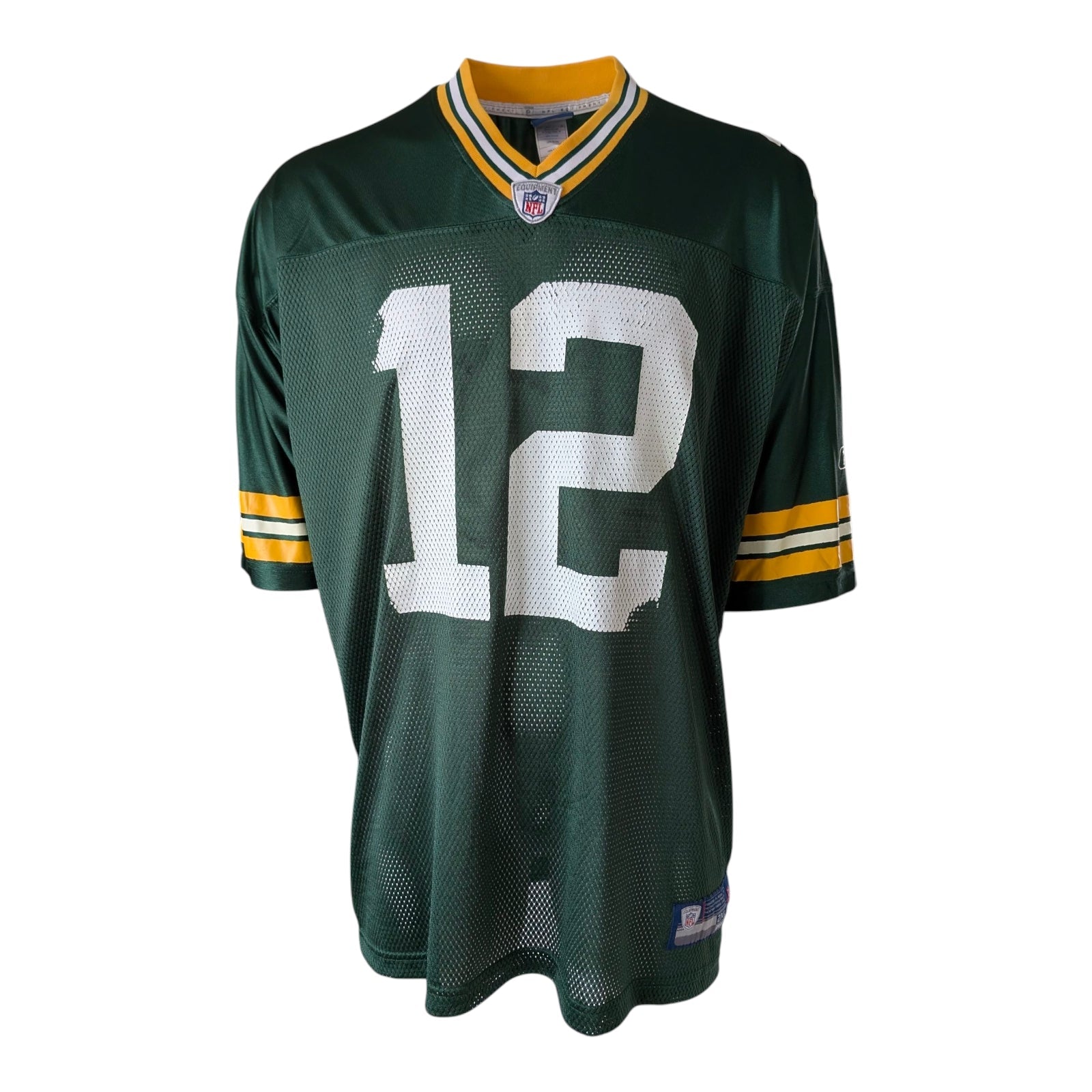 Reebok NFL Equipment – Green Bay Packers Aaron Rodgers 12 Jersey – Men’s 2XL - USASTARFASHION