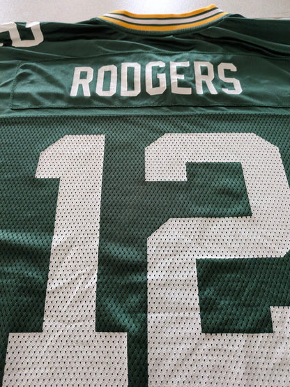Reebok NFL Equipment – Green Bay Packers Aaron Rodgers 12 Jersey – Men’s 2XL - USASTARFASHION