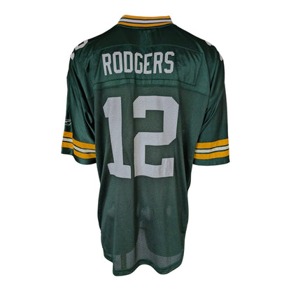 Reebok NFL Equipment – Green Bay Packers Aaron Rodgers 12 Jersey – Men’s 2XL - USASTARFASHION