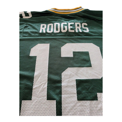 Reebok NFL Equipment – Green Bay Packers Aaron Rodgers 12 Jersey – Men’s 2XL - USASTARFASHION