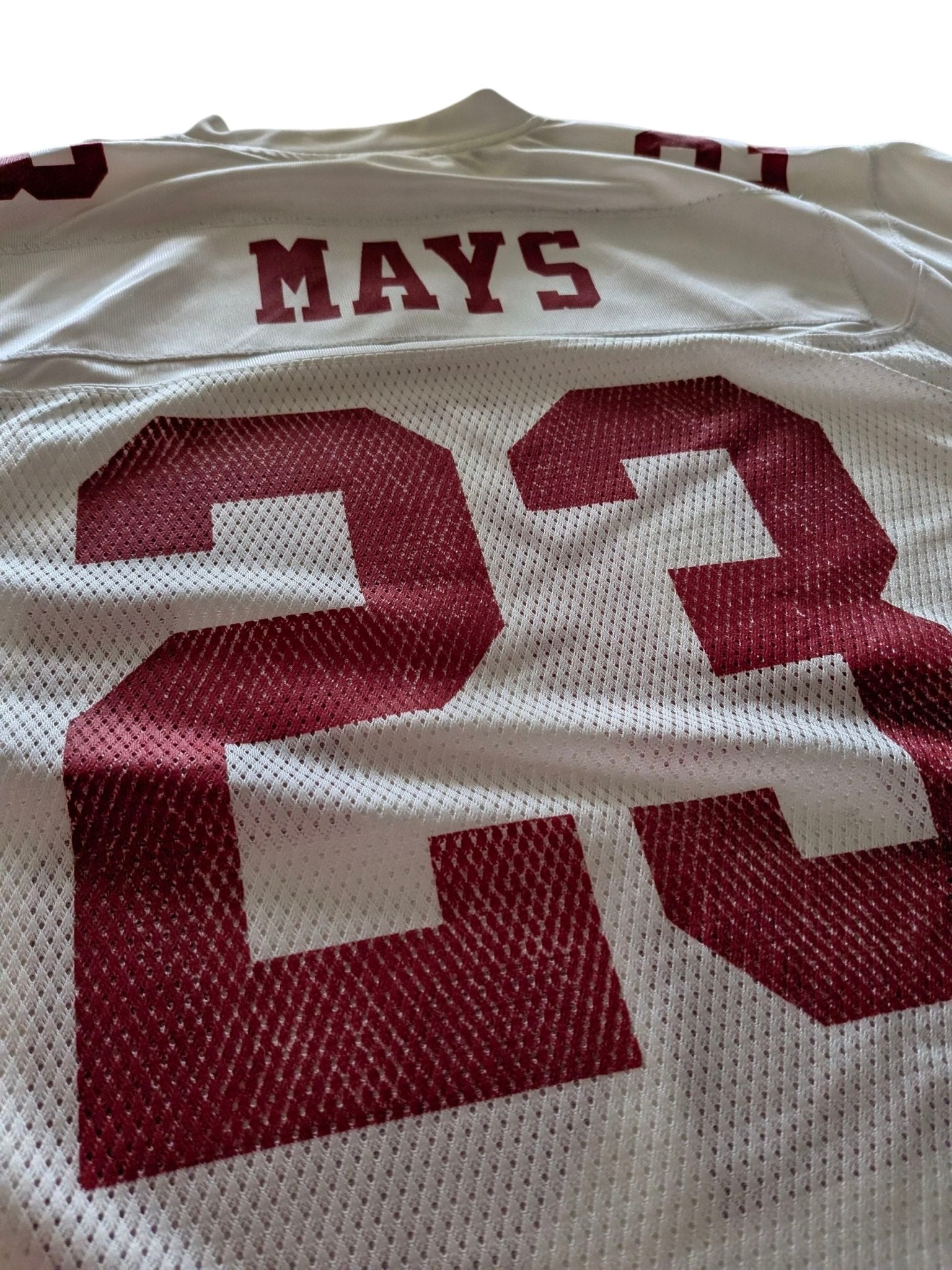 Reebok NFL Equipment San Francisco 49ers 23 MAYS Jersey — Men’s M - USASTARFASHION