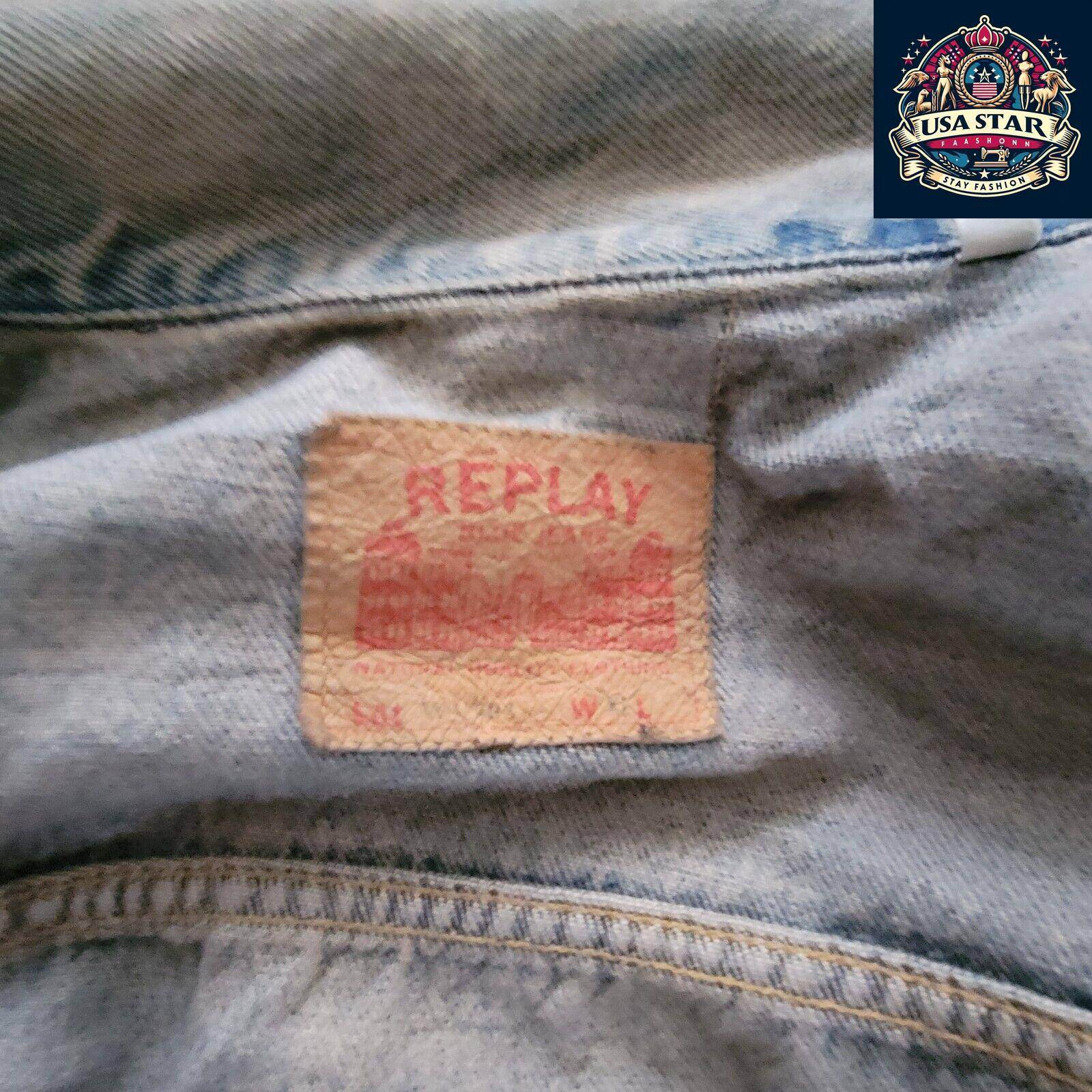 Replay Cotton Denim Jeans for Women TG XL - Comfortable, Timeless Style, High - Quality Cotton - USASTARFASHION