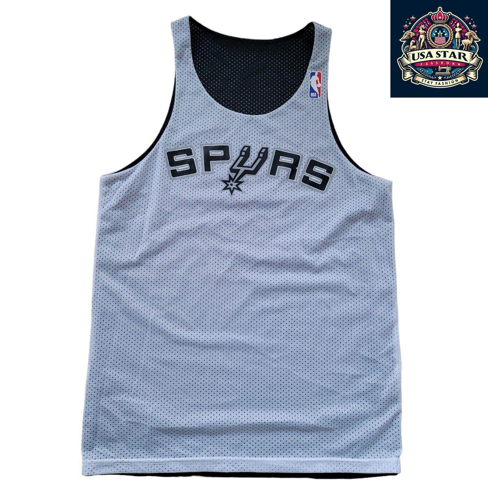Reversible Alleson Athletic San Antonio Spurs Jersey 14 Size S - Durable, Comfortable Design - USASTARFASHION