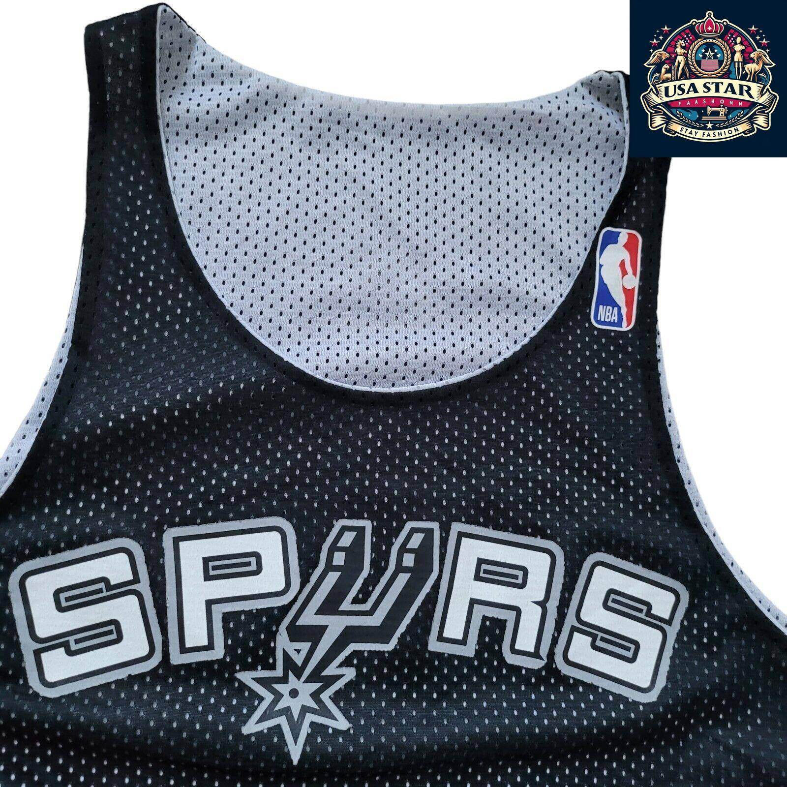 Reversible Alleson Athletic San Antonio Spurs Jersey 14 Size S - Durable, Comfortable Design - USASTARFASHION