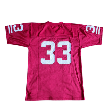 Ron Dayne Jersey 33 Reebok Medium Heisman Trophy Winner NY Giants Broncos Texans - USASTARFASHION