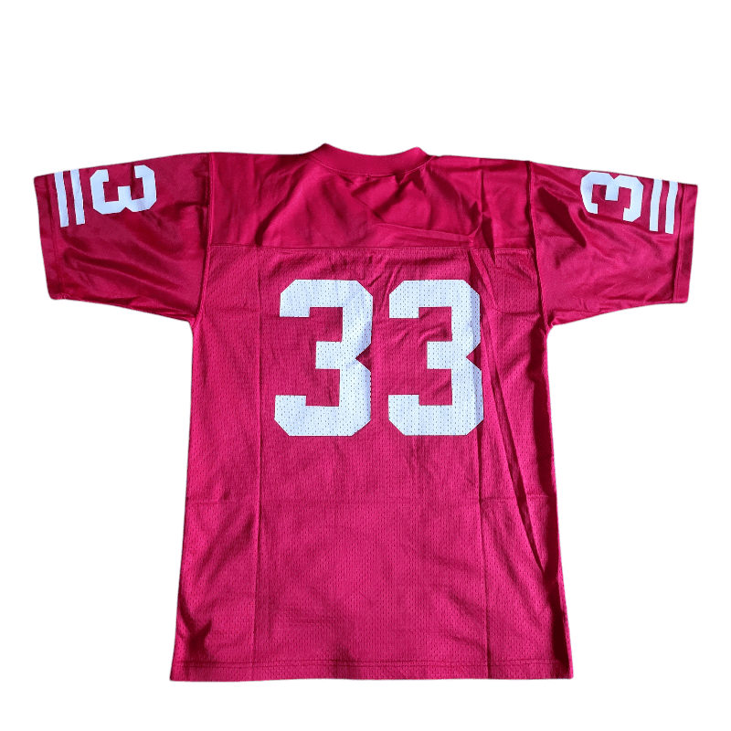 Ron Dayne Jersey 33 Reebok Medium Heisman Trophy Winner NY Giants Broncos Texans - USASTARFASHION