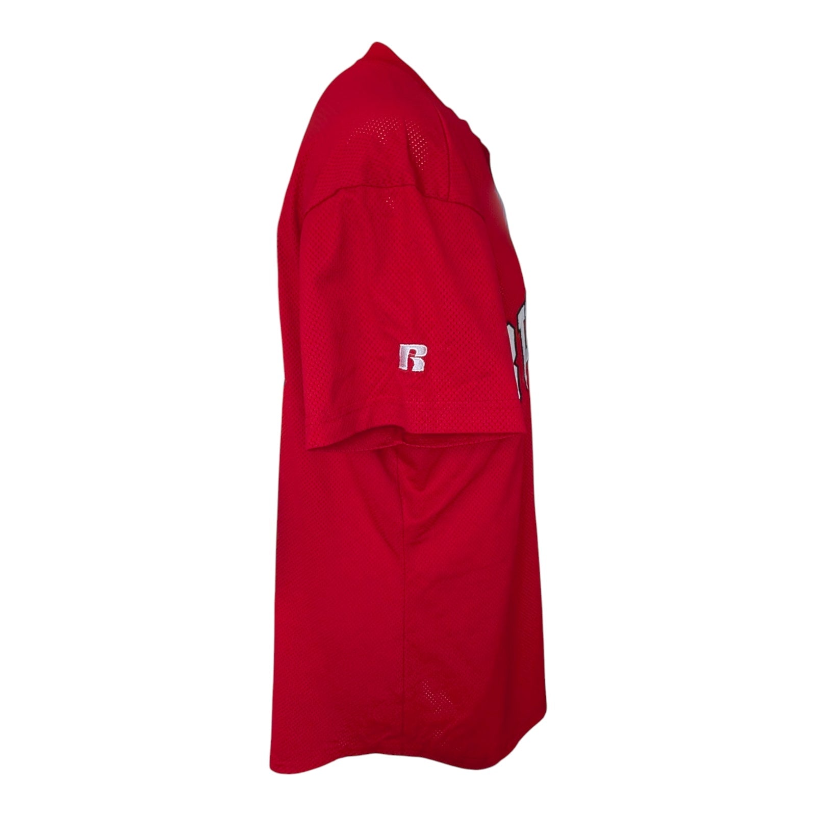 Russell Athletic Bulldogs 16 Red Mesh Jersey — Size L - USASTARFASHION