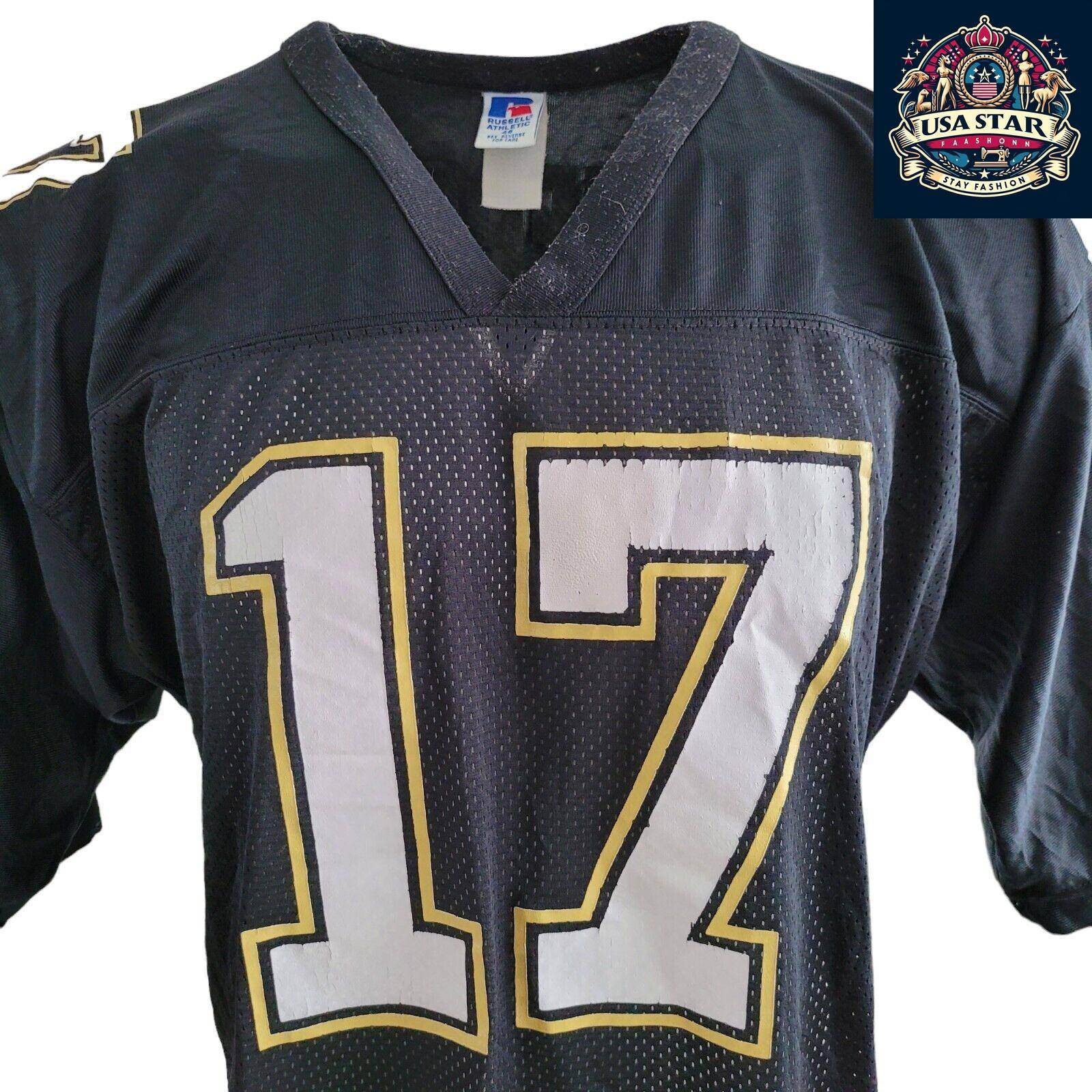 Russell Athletic Vintage New Orleans Saints Jersey Jim Everett 17 Adult XL - Classic Comfort Fit - USASTARFASHION